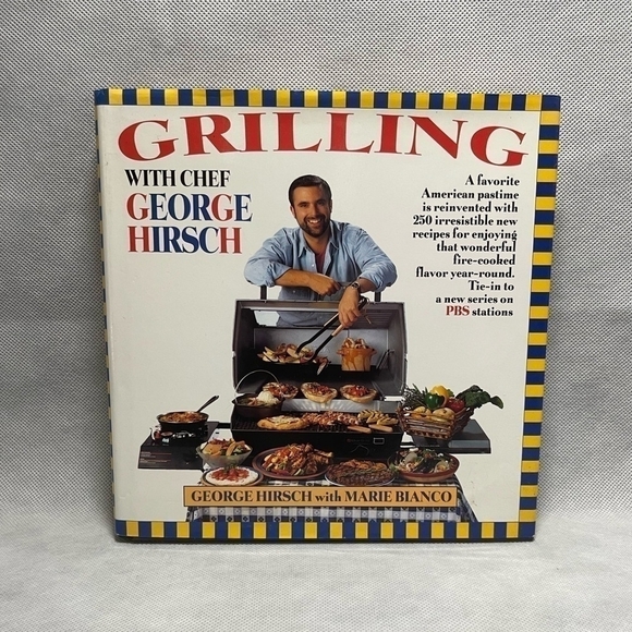 Recipes Book Grilling with Chef George Hirsch Cookbook Book of Recipes - Picture 1 of 2